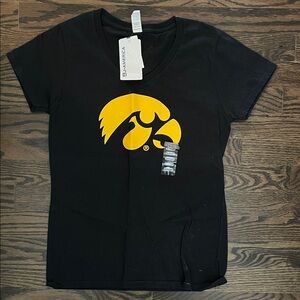 Iowa Hawkeye women’s small v-neck tee. New!
